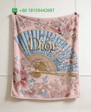 Dior Throw Blankets